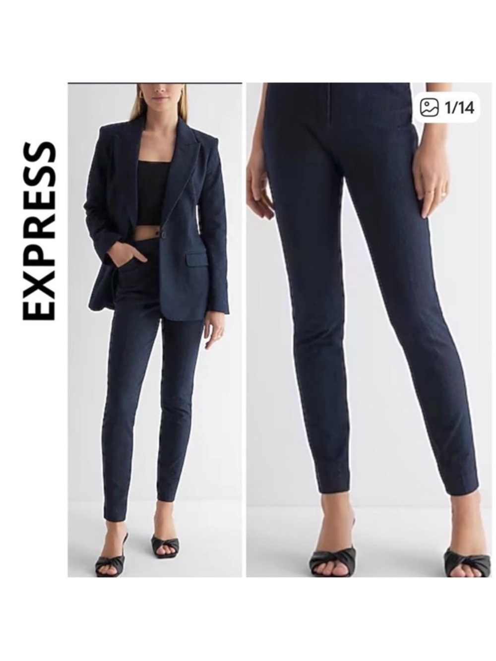 Express Editor Skinny High Rise Size 8